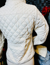 Load image into Gallery viewer, Ivory Waterproof Quilted Stand Collar Puffer Jacket