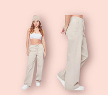 Load image into Gallery viewer, Wide Leg Joggers Elasticized Waistband with Drawstring