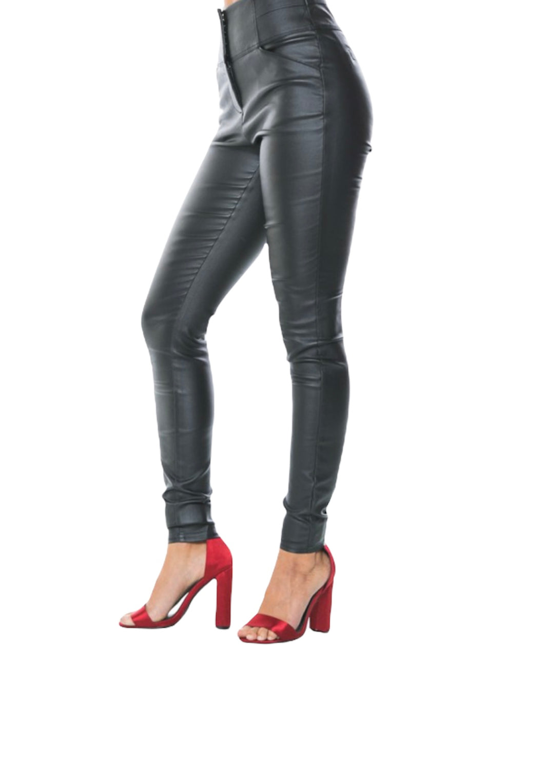 Marisela Vegan Leather High Waist Pants