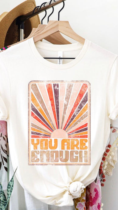 Retro You are Enough Tee