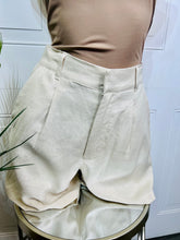 Load image into Gallery viewer, Leanne Linen Key Lime or Natural Blend High Waist Shorts