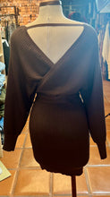 Load image into Gallery viewer, Karla Cocoa Brown Or Black Dolman Sleeve Sweater Dress