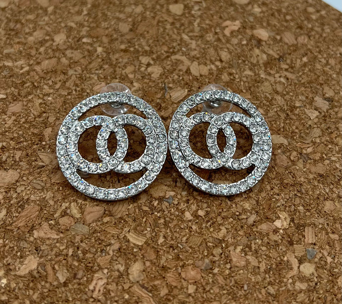 Bedazzled Push Back Earrings