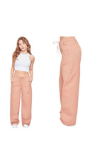 Load image into Gallery viewer, Wide Leg Joggers Elasticized Waistband with Drawstring
