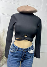 Load image into Gallery viewer, Devonna Ribbed Long Sleeve Crop