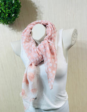 Load image into Gallery viewer, Alina Lightest Pink Polka Dot Scarf