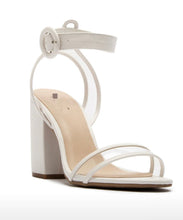 Load image into Gallery viewer, &quot;Orianna Clearly a Chunky adjustable strap heel sandal&quot;