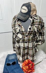 Plaid Times Multi Color Flannel