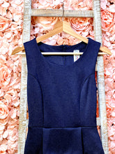 Load image into Gallery viewer, *CLEARANCE* Sparkly Navy Blue Sleeveless Midi Dress