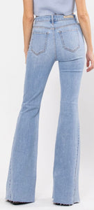 Ellen Light Wash High Rise Skinny Flare Jean