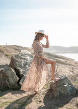 Load image into Gallery viewer, Alice Animal Print Sheer Maxi Dress