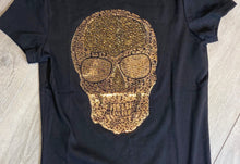 Load image into Gallery viewer, *CLEARANCE* Fernanda Olive or Black Skull Sequin Tee