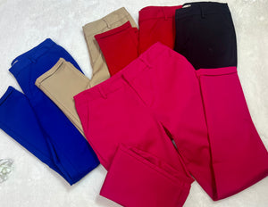 Reyna Royal Blue, Ref or Khaki Stretchy Trousers