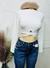 Load image into Gallery viewer, Devonna Ribbed Long Sleeve Crop