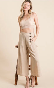 *CLEARANCE* Taupe or Ivory Pants