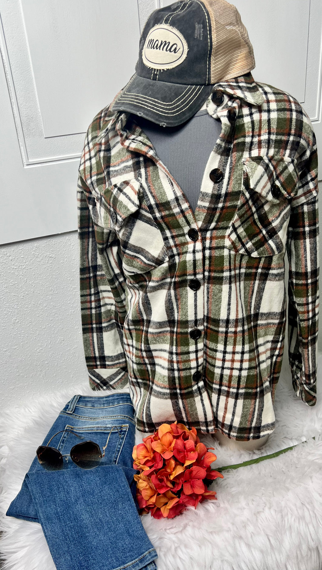 Plaid Times Multi Color Flannel