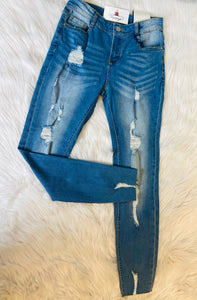 Denim Distressed Jeans