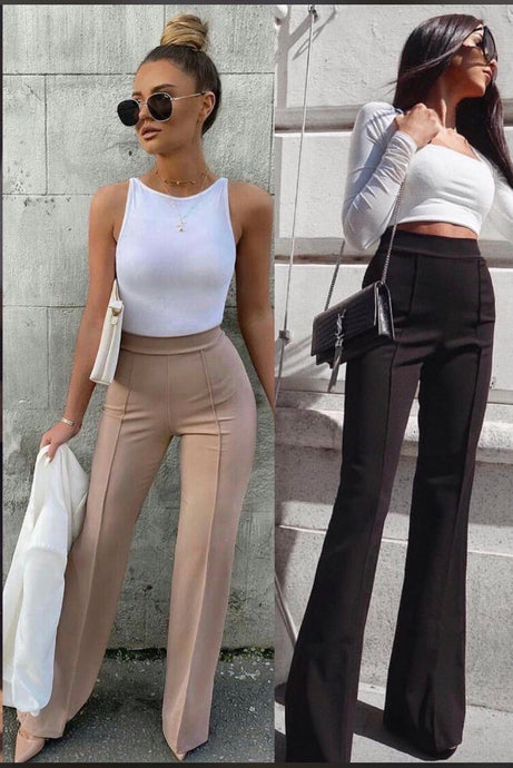 Helen High Wait Wide Leg Pants