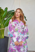 Load image into Gallery viewer, Susan Capri Floral Print Maxi Dress