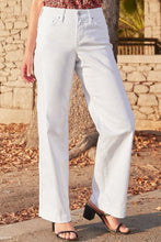 Load image into Gallery viewer, Missy White Wide Leg Denim Jeans